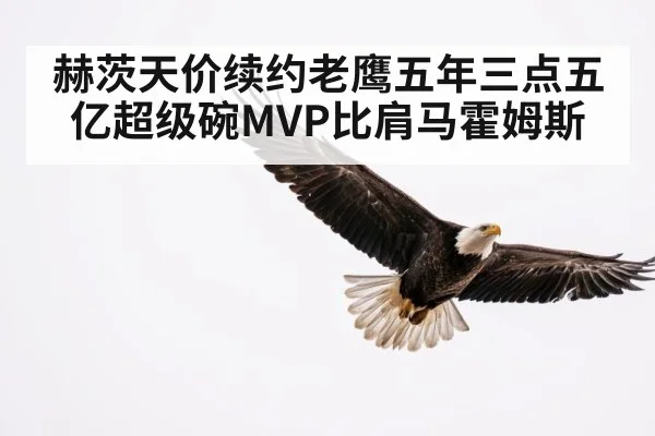 赫茨天价续约老鹰五年三点五亿超级碗MVP比肩马霍姆斯